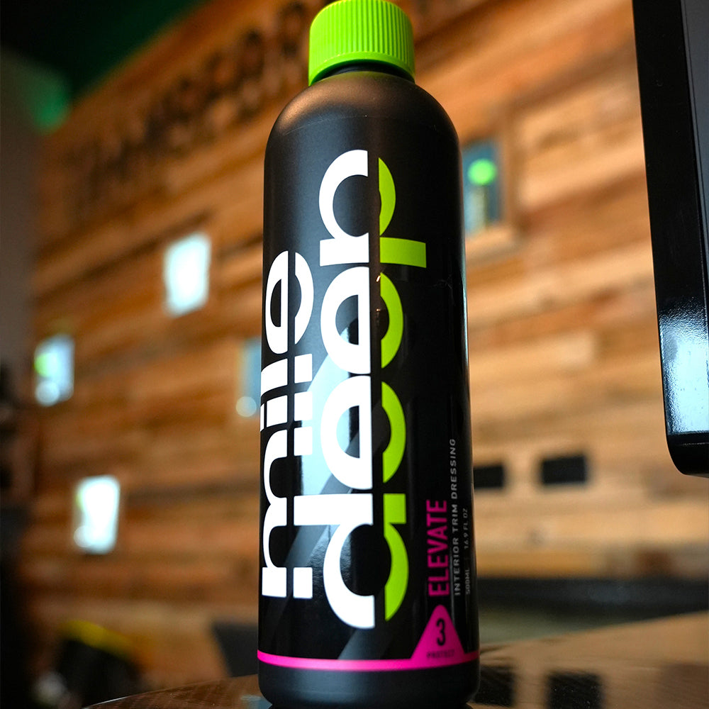 Elevate car interior trim dressing